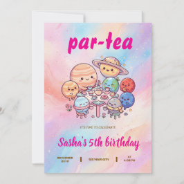 子供向けのキャラクター誕生日 招待状