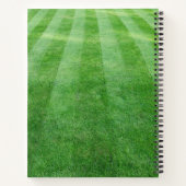 子供向けのパーソナライズされたサッカー スパイラル ノート (裏面)