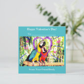 子供向けのファンキーな教室バレンタインラブパラッツ シーズンカード (スタンド正面)