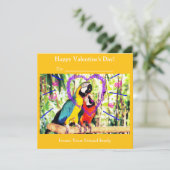 子供向けのファンキーな教室バレンタインラブパラッツ シーズンカード (スタンド正面)