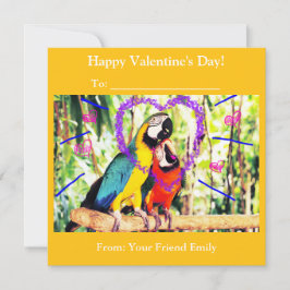 子供向けのファンキーな教室バレンタインラブパラッツ シーズンカード