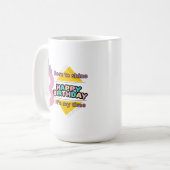 子供向けのユニコーン コーヒーマグ デザイン コーヒーマグカップ (正面左)