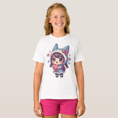子供向けの遊び心あふれるTシャツ Tシャツ (正面フル)