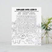 子供向けアクティビティ 恐竜パズル ワードサーチ (スタンド正面)