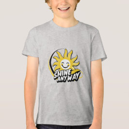 子供向けインスピレーションTシャツ - 輝くTシャツ トライブレンドTシャツ