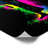 子供向けカラフルなテコンドー武術女性少女か ポスター (角)