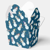 子供向けクリスマスかわいい雪だるまin帽子 フェイバーボックス (オープン)