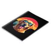 子供向けゴールデンレトリバー ボーイズ ガールズ サングラス Pe ノートブック (左側)