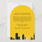 子供向けスーパーヒーローアニメ映画パーティー招待状 招待状 (裏面)