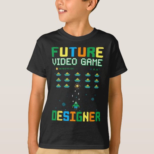 子供向けビデオゲームデザイナー1 Tシャツ (正面)