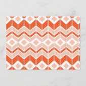 子供向けフラットパネル感謝カード 赤い狐 ノートカード (裏面)