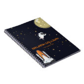 子供向け宇宙シリーズ 宇宙飛行士の月ロケット ノートブック (右側)