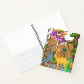 子供向け恐竜ノート ノートブック (内部)