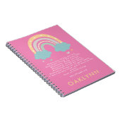 子供向け虹色聖書 フィリピ 4章8節 ノートブック (右側)