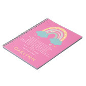 子供向け虹色聖書 フィリピ 4章8節 ノートブック (左側)