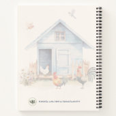 子供向け養鶏場経営ノートブック ノートブック (裏面)