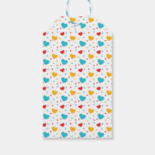 子供向け かわいい恐竜のバレンタインカード 恐竜パーティー ギフトタグ (裏面)