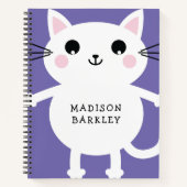 子供向け キティ 猫 かわいい ノートブック (正面)