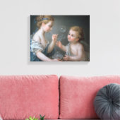 子供吹の泡 キャンバスプリント (インサイチュ (リビング))