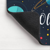 子供宇宙惑星かわいいマウスマット マウスパッド (コーナー)