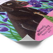 子供日本のの日のラブラドール作品 ポスター (角)