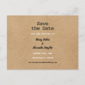 子供時代の写真でおしゃれに サプライズ・ボヘミア風 案内ポストカード (裏面)