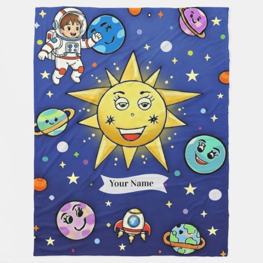 子供時代の夢 フリースブランケット 大判 152 x 203 cm (正面)
