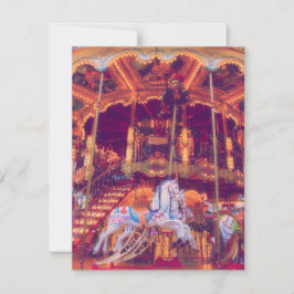 子供時代の夢 – 古い馬回転木馬 シーズンカード