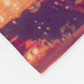 子供時代の夢 – 古い馬回転木馬 フリースブランケット (角)