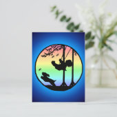 子供時代の思い出のはがき ポストカード (スタンド正面)