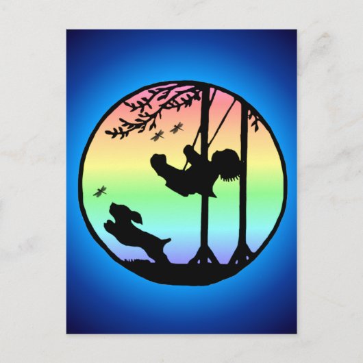 子供時代の思い出のはがき ポストカード (正面)