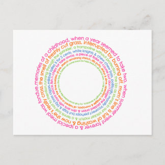 子供時代の思い出のはがき ポストカード