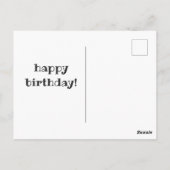 子供時代の最初の50年が一番大変だ ポストカード (裏面)