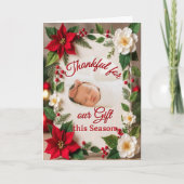 「子供時代の魔法」折りたたみ式グリーティングカード カード (正面)