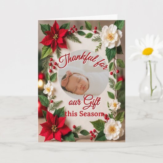 「子供時代の魔法」折りたたみ式グリーティングカード カード (小さな植物)