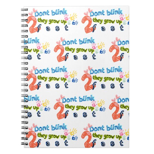 子供時代をテーマにしたジャーナルを大切な瞬間ごとに ノートブック (正面)