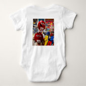 子供服おもしろい ベビーボディスーツ (裏面)