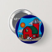 子供牛Tシャツおよびギフト 缶バッジ (正面&裏面)