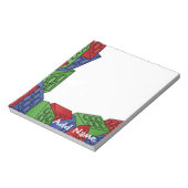 子供玩具アート – 建物ブロック ノートパッド (回転)