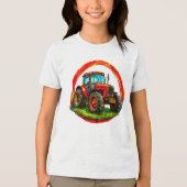 子供用おもちゃトラクター トライブレンドＴシャツ (正面)