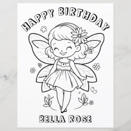 子供用ぬりえ フェアリー 誕生日会 アクティビティ