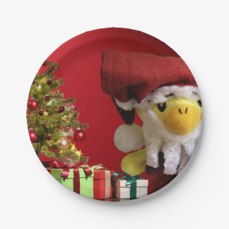 子供用のおもしろいクリスマスの紙皿 ペーパープレート