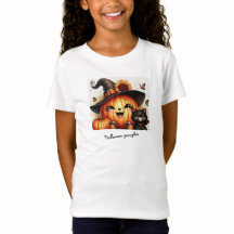 子供用のかわいいハロウィンTシャツ