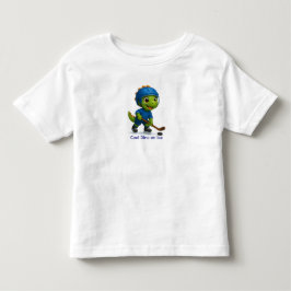 子供用のかわいいホッケー恐竜Tシャツ トドラーTシャツ