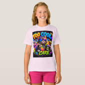 子供用のクールなグラフィックTシャツ Tシャツ (正面フル)