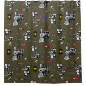 子供用のシャワーカーテン シャワーカーテン (正面)