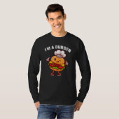 子供用のバーガーデーの学校のコスチューム バーガーの大人 Tシャツ (正面フル)