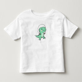 子供用の可愛いT-Rex縄跳び トドラーTシャツ