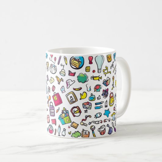 子供用の家庭用品や日常のアイテム。C コーヒーマグカップ (正面右)
