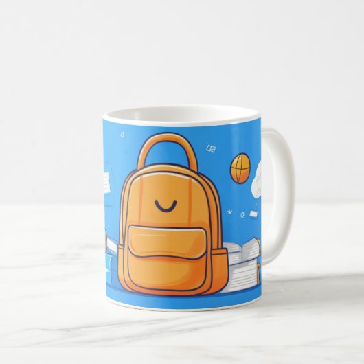 子供用の家庭用品や日常のアイテム。C コーヒーマグカップ (正面右)
